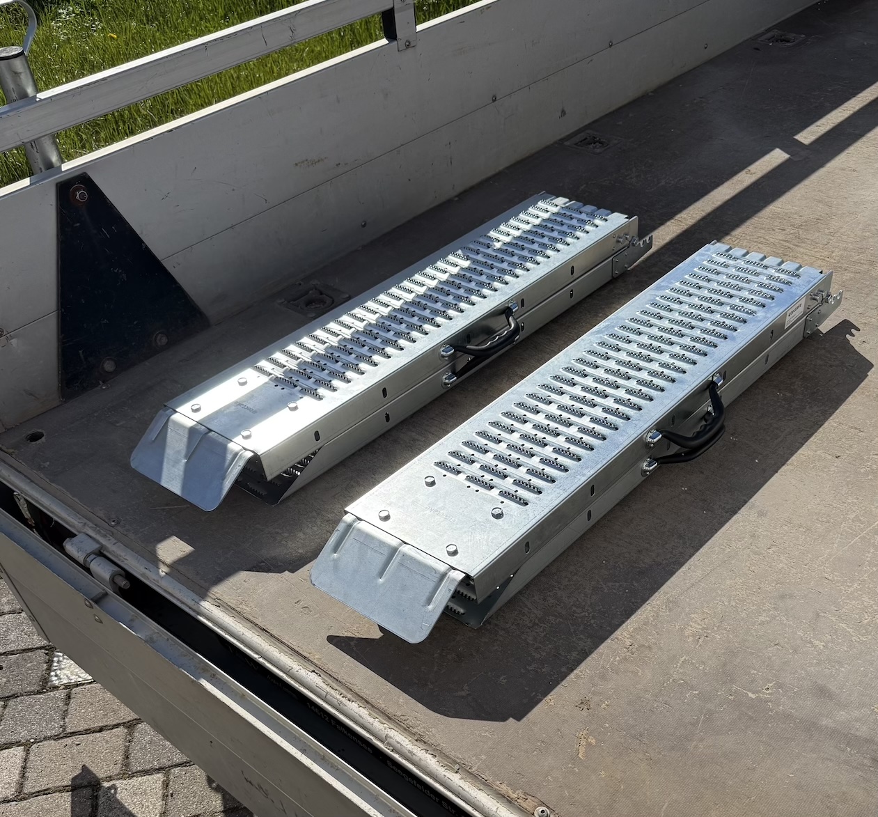 Rampen zusammengeklappt